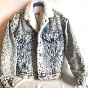 Levi’s Vintage Acid Wash Denim Jacket